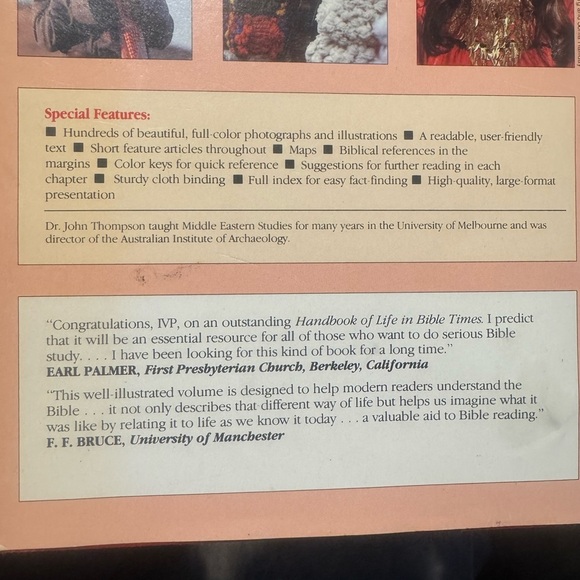 Handbook of Life in Bible times by J. A. Thompson (Library Copy) - Picture 4 of 12